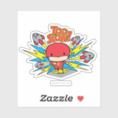 Sticker Chibi Flash Rockets (Feuille)