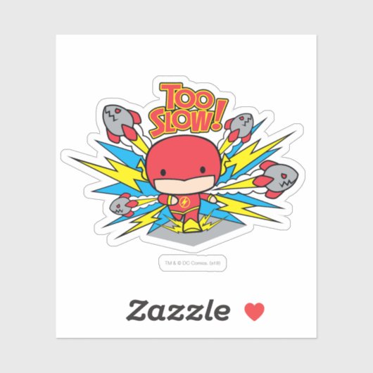 Sticker Chibi Flash Rockets (Feuille)