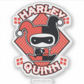 Sticker Chibi Harley Quinn Splits (Devant)