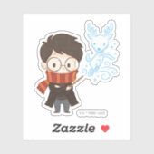 Sticker Chibi HARRY POTTER™ Patronus (Feuille)