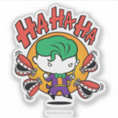 Sticker Chibi Joker Avec Dents De Jouet (Devant)
