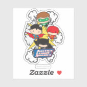 Sticker Chibi Justice League of America Explosion (Feuille)