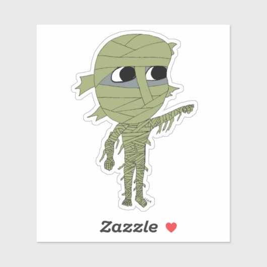 Sticker chibi mummy (Feuille)