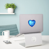 Sticker Chic fresh blue Diamond quote affirmation  (Ordinateur portable sur le bureau)