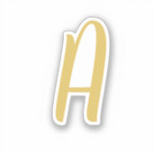 Sticker Chic or couleur Monogramme Professional Calligraph (Recto)