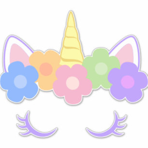 Sticker chic Serene Unicorn