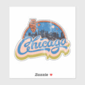 Sticker Chicago, Illinois (Feuille)
