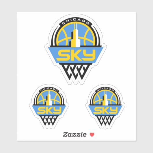 STICKER CHICAGO SKY-WNBA -ÉQUIPE (Feuille)