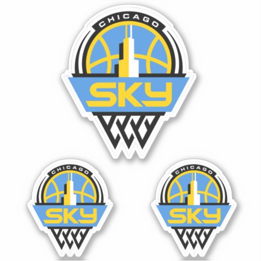 STICKER CHICAGO SKY-WNBA -ÉQUIPE (Devant)