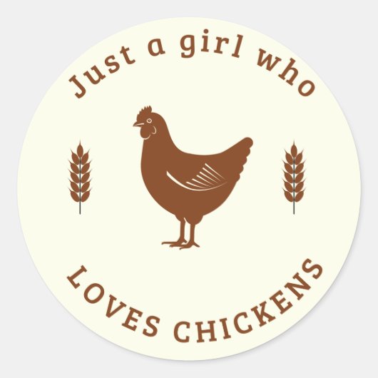 sticker Chicken Love (Devant)