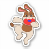 Sticker Chien à jouer (Devant)