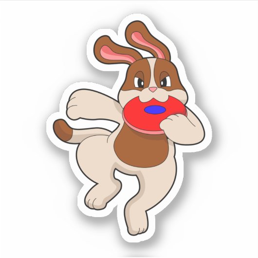 Sticker Chien à jouer (Devant)