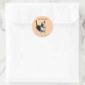 Sticker chien beagle Howt mignon (Sac)