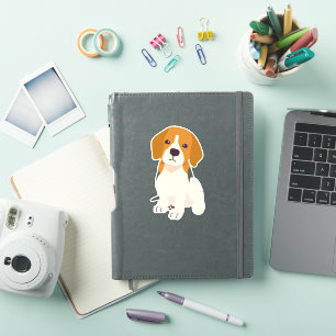 Sticker Chien Beagle mignon
