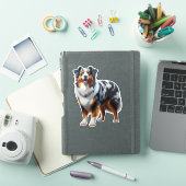 Sticker Chien berger australien (Couverture iPad)