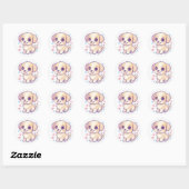 Sticker Chien Chien Chien Brown (Feuille)