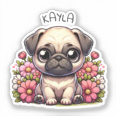 Sticker Chien Chien Chien Chien Chien Chien Carlin Personn (Recto)