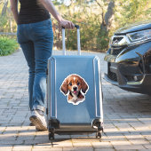 Sticker Chien chiot Beagle mignon (Valise Insitu)