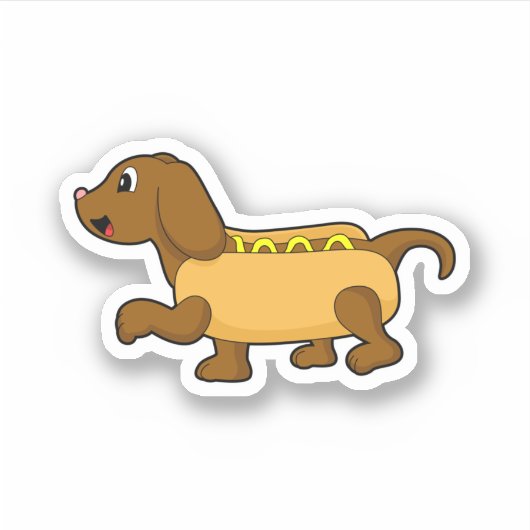 Sticker Chien comme chien de garde (Devant)