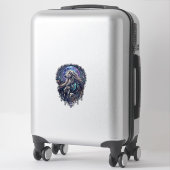 Sticker Chien Crystal Moon Forêt Enchantée_1 (Sur valise)