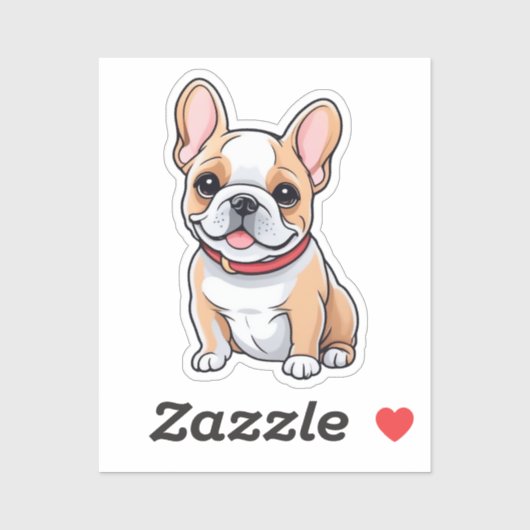 Sticker Chien de dessin (Feuille)