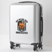 Sticker Chien de garde Puisse aucun mal passer Conception (Sur valise)