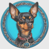 Sticker Chien de race Cool (Devant)