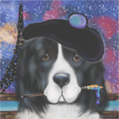 Sticker Chien de Terre-Neuve (Recto)