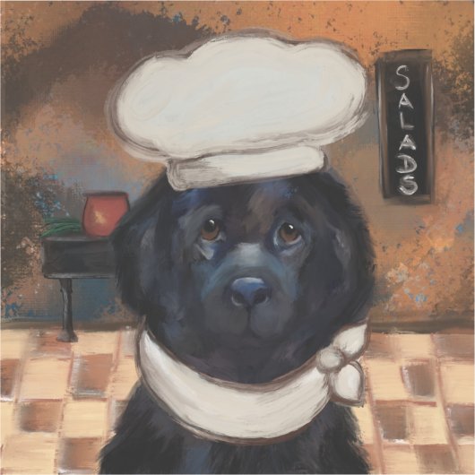 Sticker Chien de Terre-Neuve (Recto)