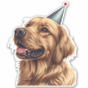 Sticker Chien d'or de l'épreuve d'anniversaire