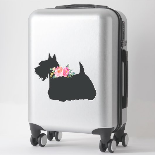 Sticker Chien écossais Terrier Scottie (Sur valise)