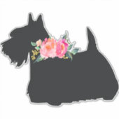 Sticker Chien écossais Terrier Scottie (Devant)