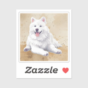 Sticker Chien Esquimau Américain Animal de Compagnie