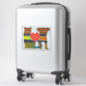 STICKER CHIEN ET CHAT MEILLEURS AMIS (Sur valise)