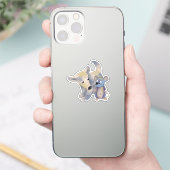 Sticker Chien et souris (Téléphone)