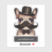 Sticker Chien Grooming French Bulldog Promotionnels (Feuille)