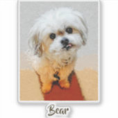 Sticker Chien Malshi (Devant)