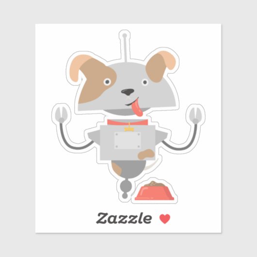 Sticker Chien Mia (Feuille)