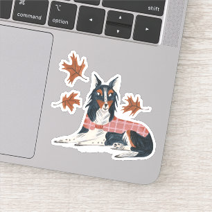 Sticker Chien mignon Australian Shepherd