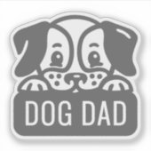 Sticker Chien papa (Devant)