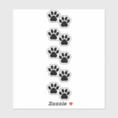 Sticker Chien Paws, Chiot Paws, Animal Paks, Animal Paws, (Feuille)