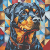 Sticker Chien Rottweiler (Devant)