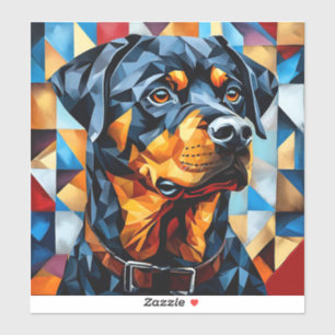 Sticker Chien Rottweiler
