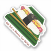 Sticker Chien sushi (Devant)