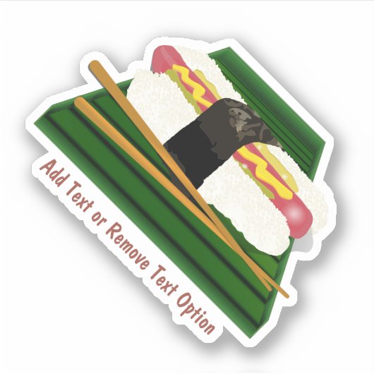 Sticker Chien sushi (Devant)