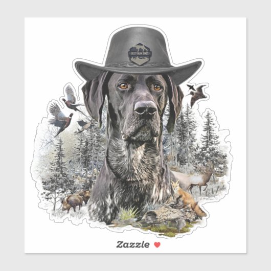 Sticker Chiens de chasse (BSP) (Feuille)