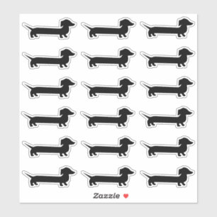 Sticker Chiens de Dachshund extra longs