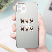 Sticker Chiens français de Frenchie Mama (Téléphone)