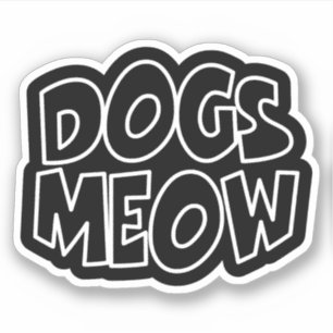 Sticker Chiens Meow
