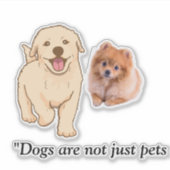 Sticker Chiens mignons (Devant)